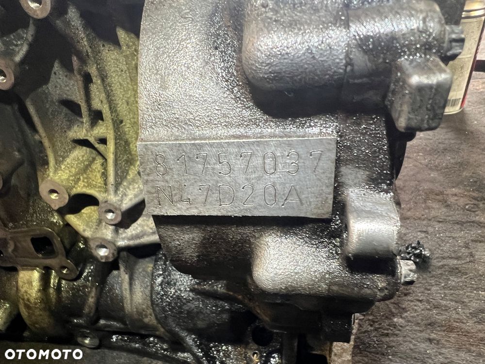 Blok silnika N47D20A kompletny ze stopami 2.0d 177KM - 3