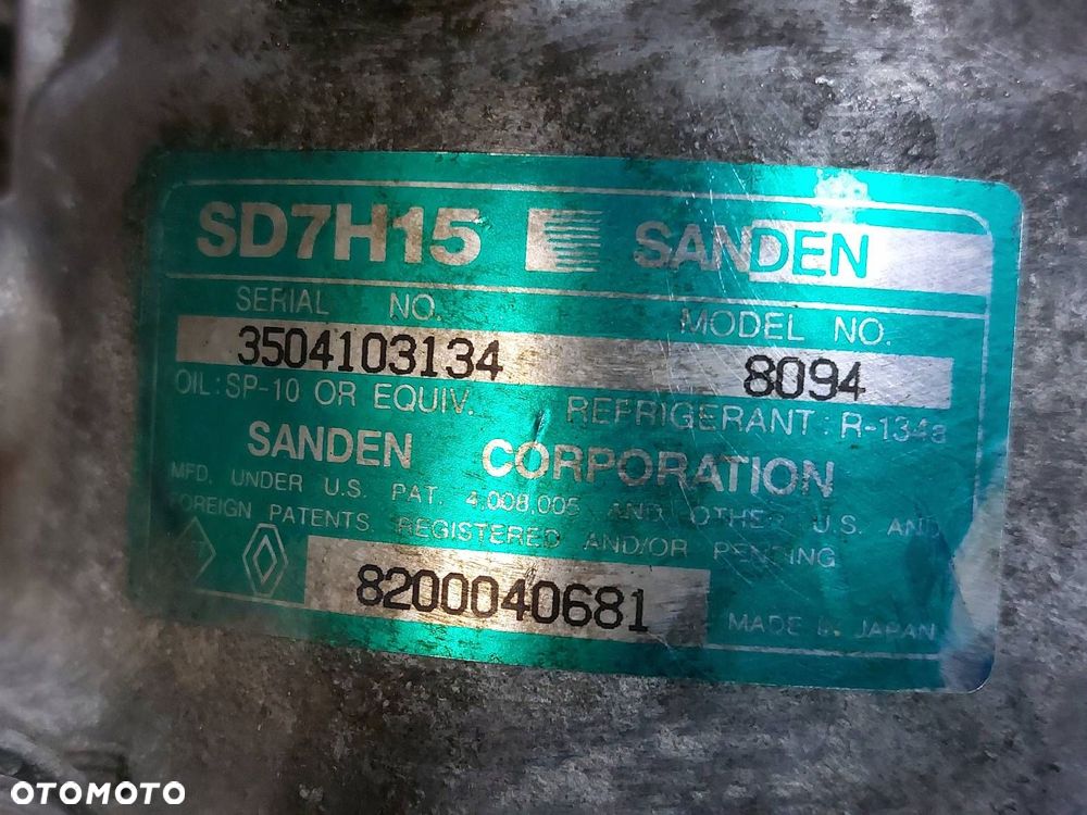 SPRĘŻARKA KOMPRESOR KLIMATYZACJI MITSUBISHI CARISMA I 1.9 DID 8200040681 - 5