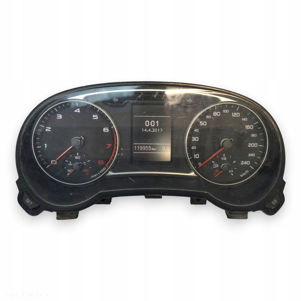 LICZNIK ZEGARY 8X0920930 Audi A1 8X 1.0 12V 1.2 1.4 16V TFSI 119 955km - 1