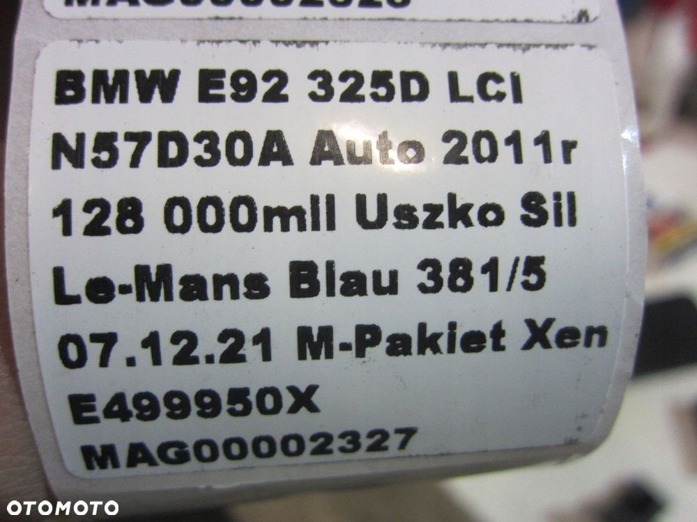 BMW E90 E92 325D 330D N57 WAŁ NAPĘDOWY 26107580580 - 3
