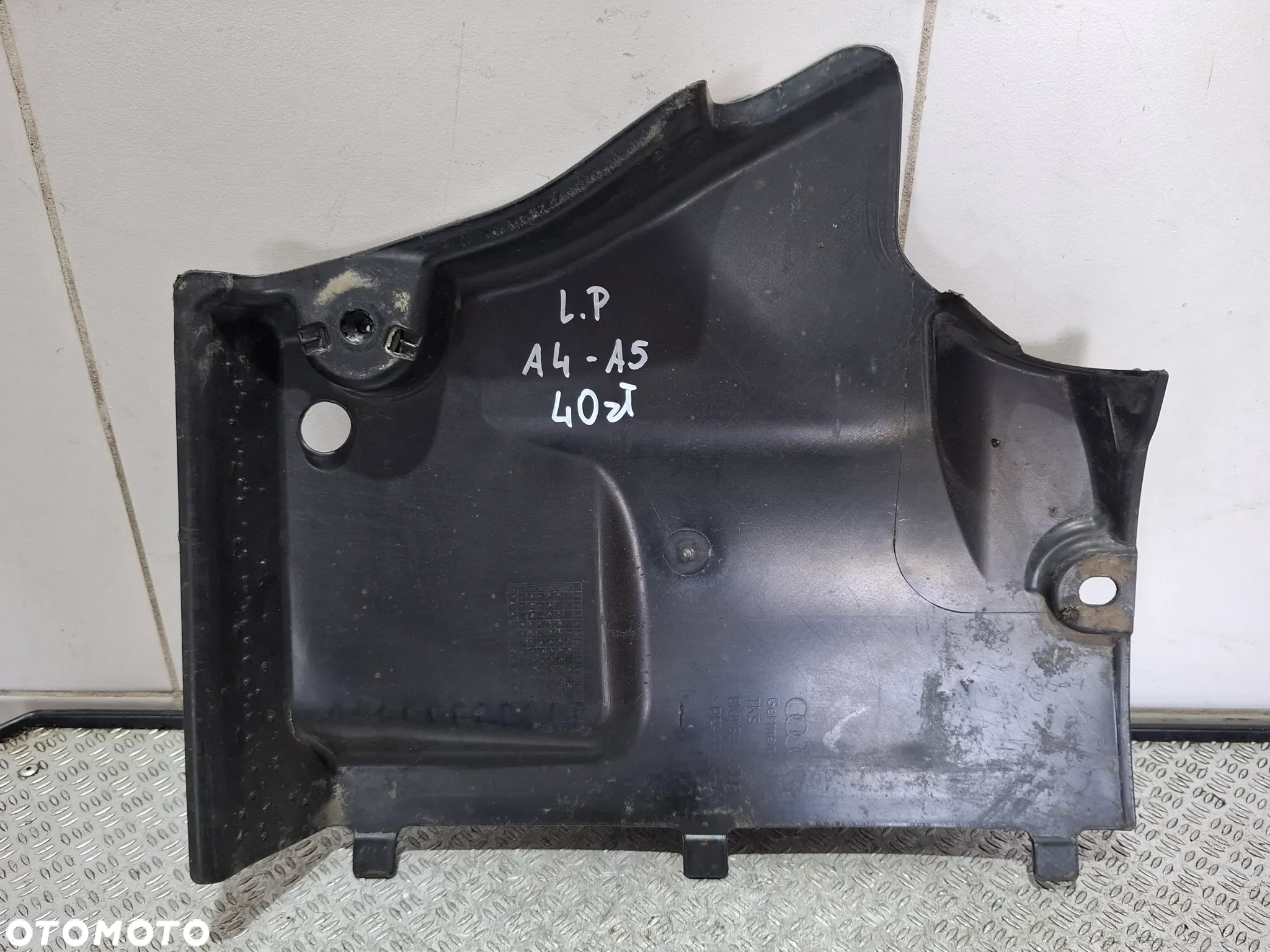 Osłona płyta podwozia lewy przód Audi A4 B8 A5 nr 8K0825201E - 3
