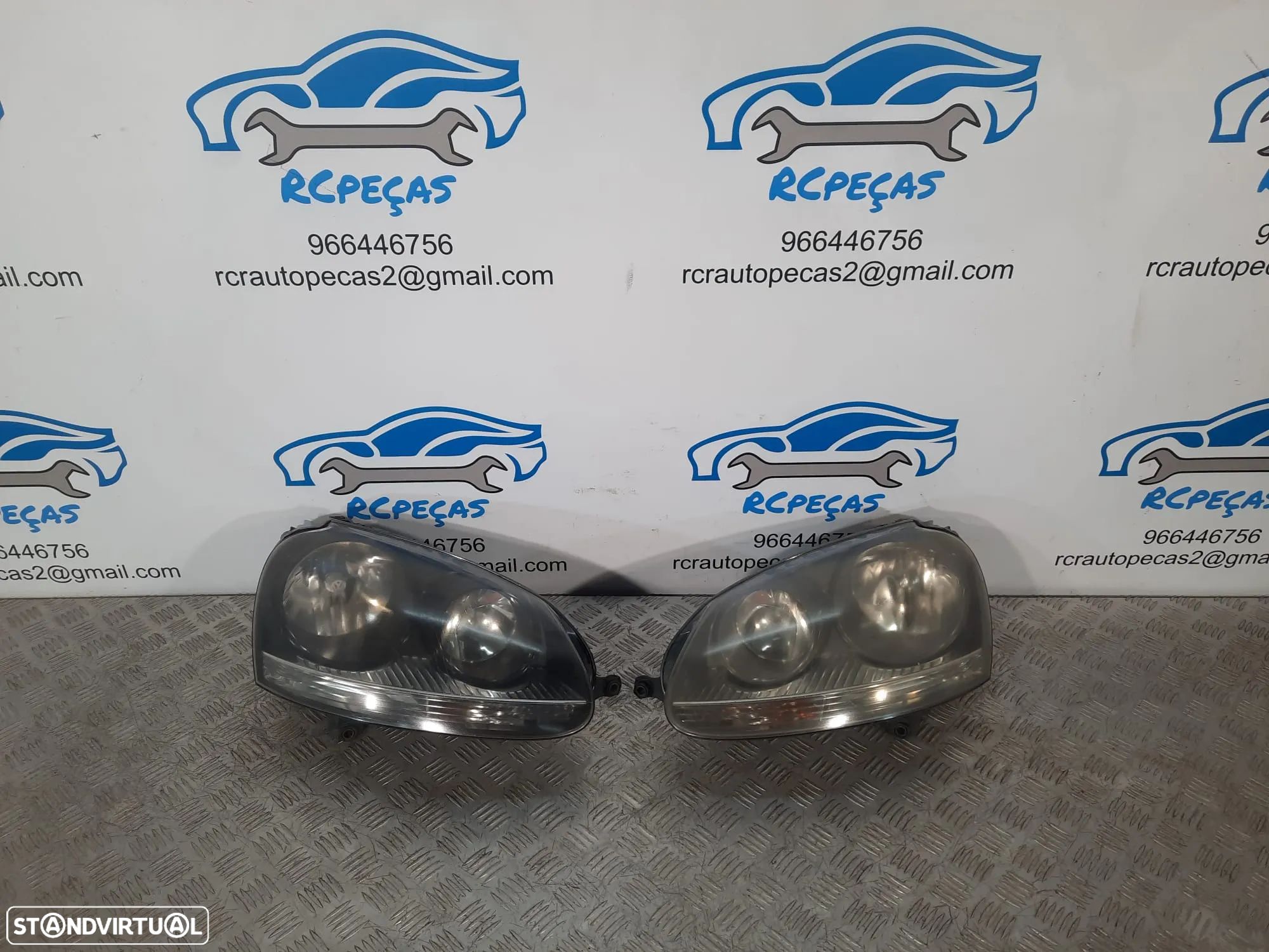 OTICA OTICAS VOLKSWAGEN VW GOLF V 5 MK5 JETTA MK5 OPTICA OPTICAS FAROL FAROIS ORIGINAIS - 1