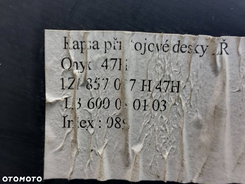 SCHOWEK PASAŻERA SKODA OCTAVIA II 1Z1857097H 1Z1857103 - 7