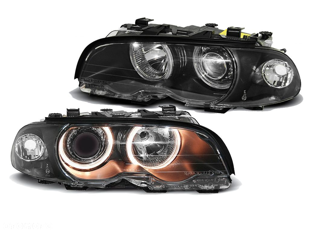 Lampy BMW E46 99-03R COUPE CABRIO SOCZEWKI Ringi - 3