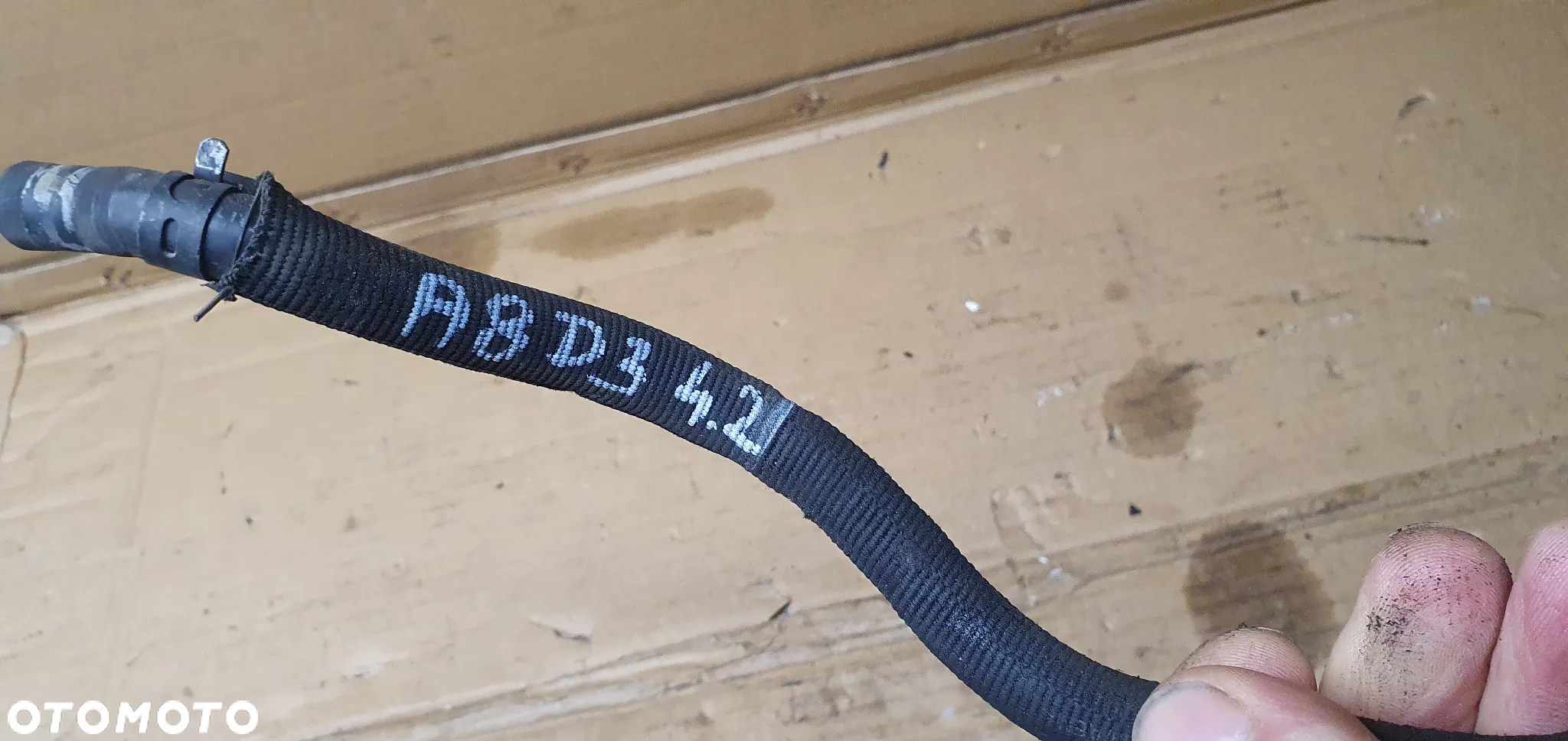 Przewód rurka wąż DPF Audi A8 D3 4.2 TDI 4E0131597B - 10