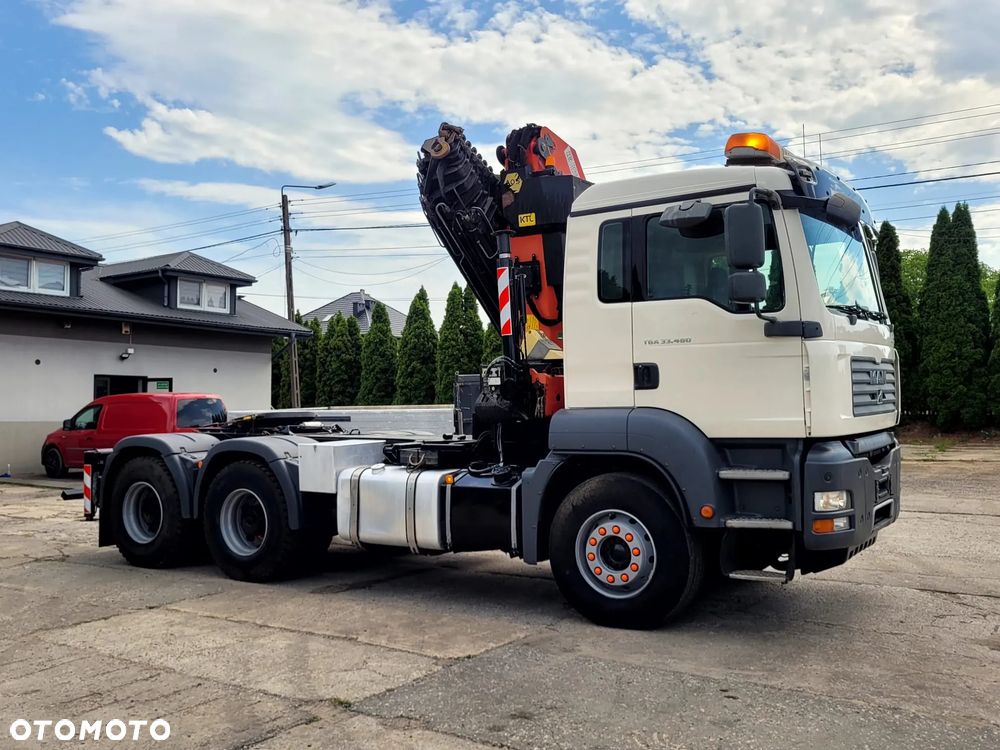 MAN TGA 33.480 6x4 Palfinger PK29002 Ciągnik + Kiper - 12