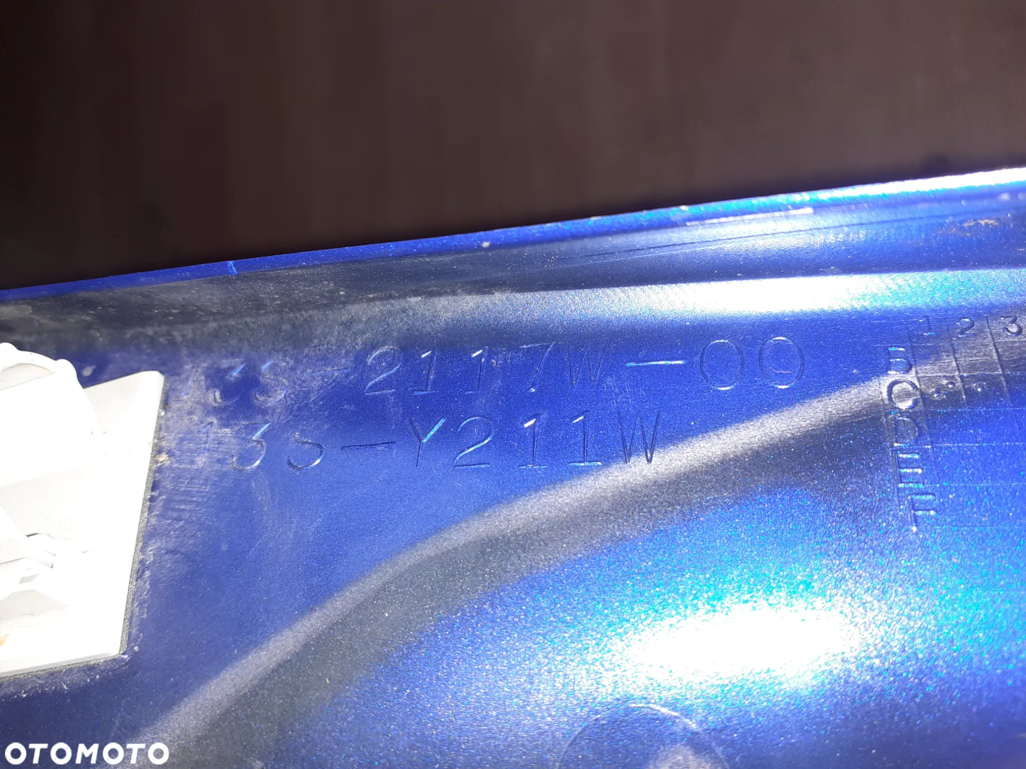 2011 YAMAHA YZF R6 PRAWA OSŁONA GÓRNA 13s-2117w-00 13s-y211w - 5