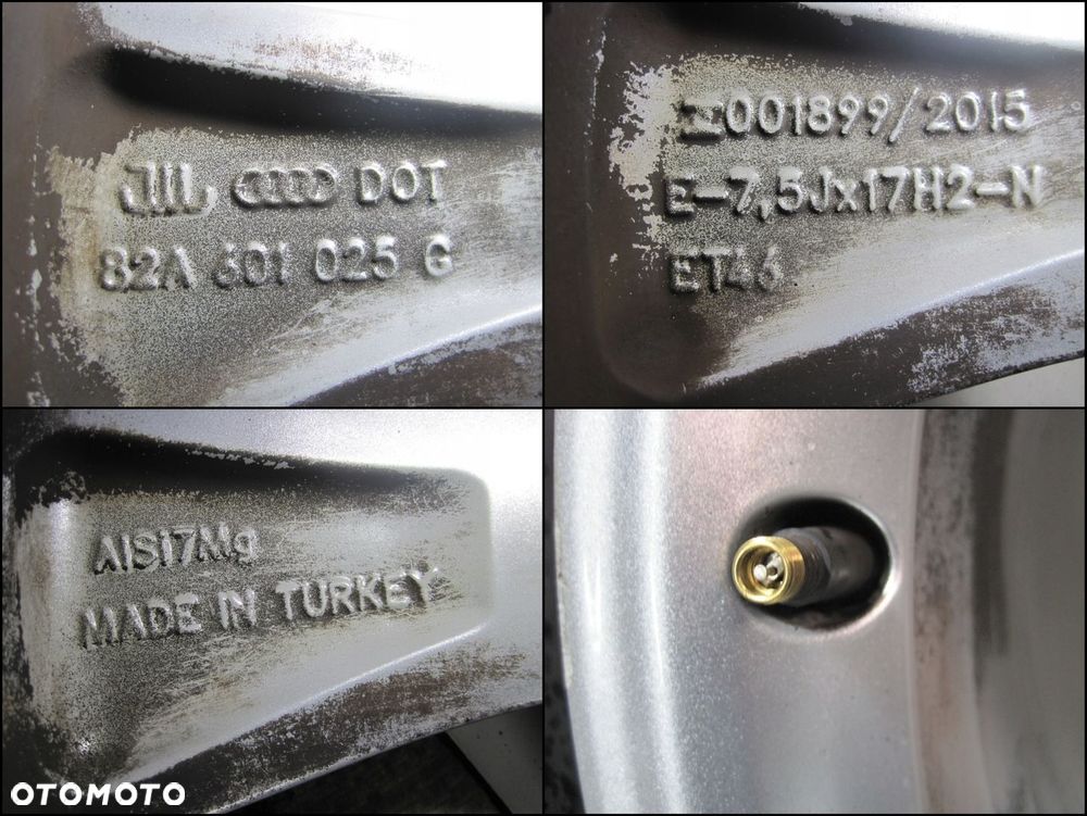 Koła felgi opony AUDI A1 82A R17 21R - 10
