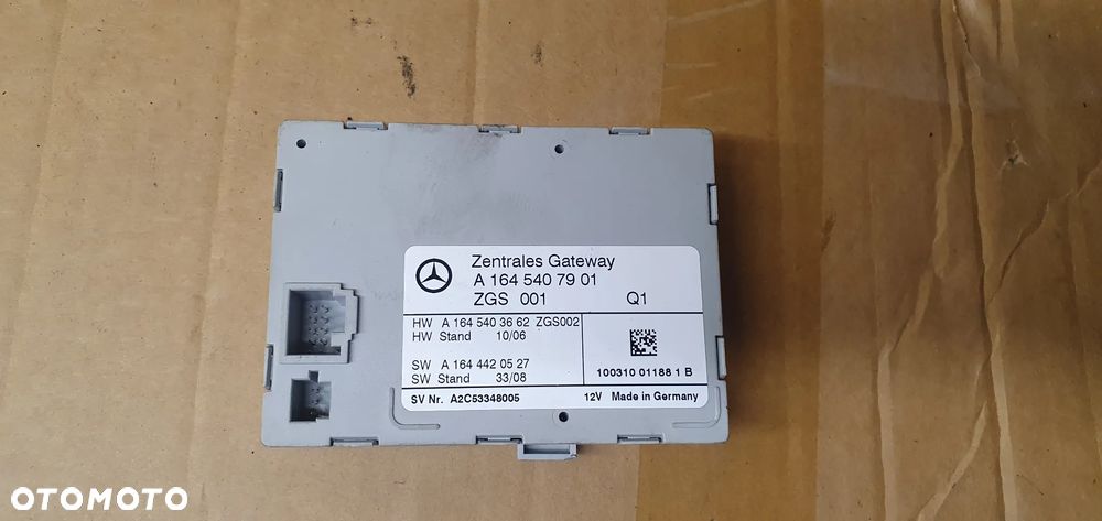 Moduł sterownik Gateway Mercedes R-Klasa W251 A1645407901 - 1