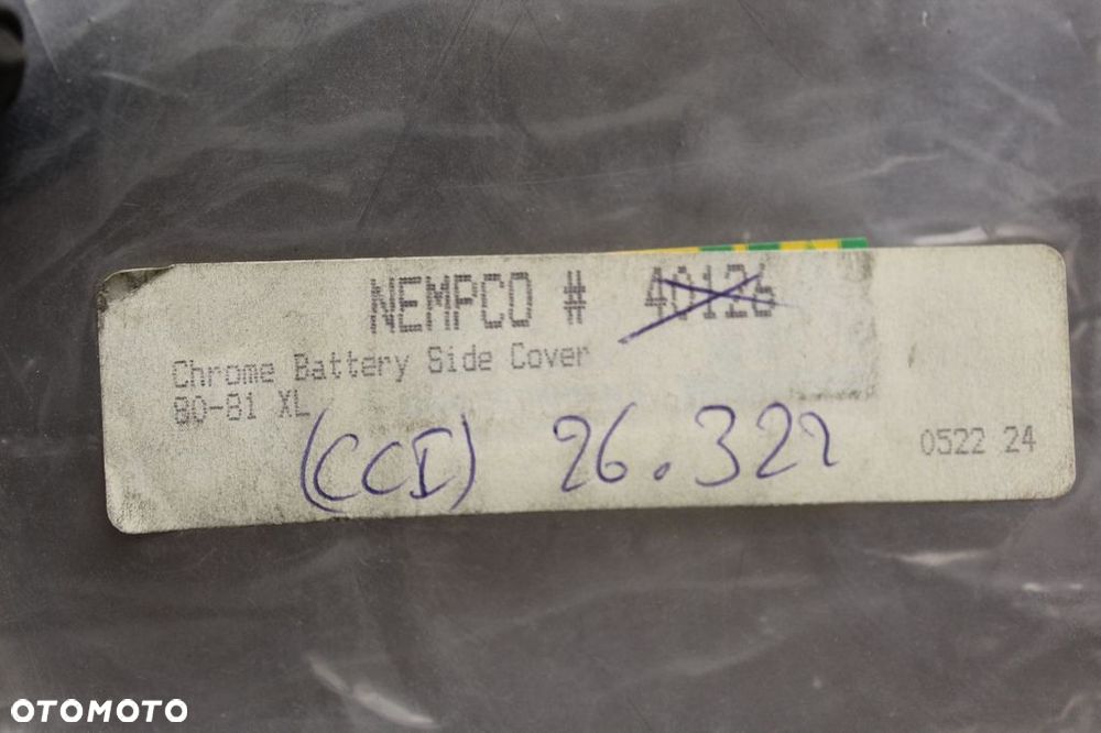 Chromowana Osłona Akumulatora Harley-Davidson Sportster XL 80-81 NEMPCO - 7
