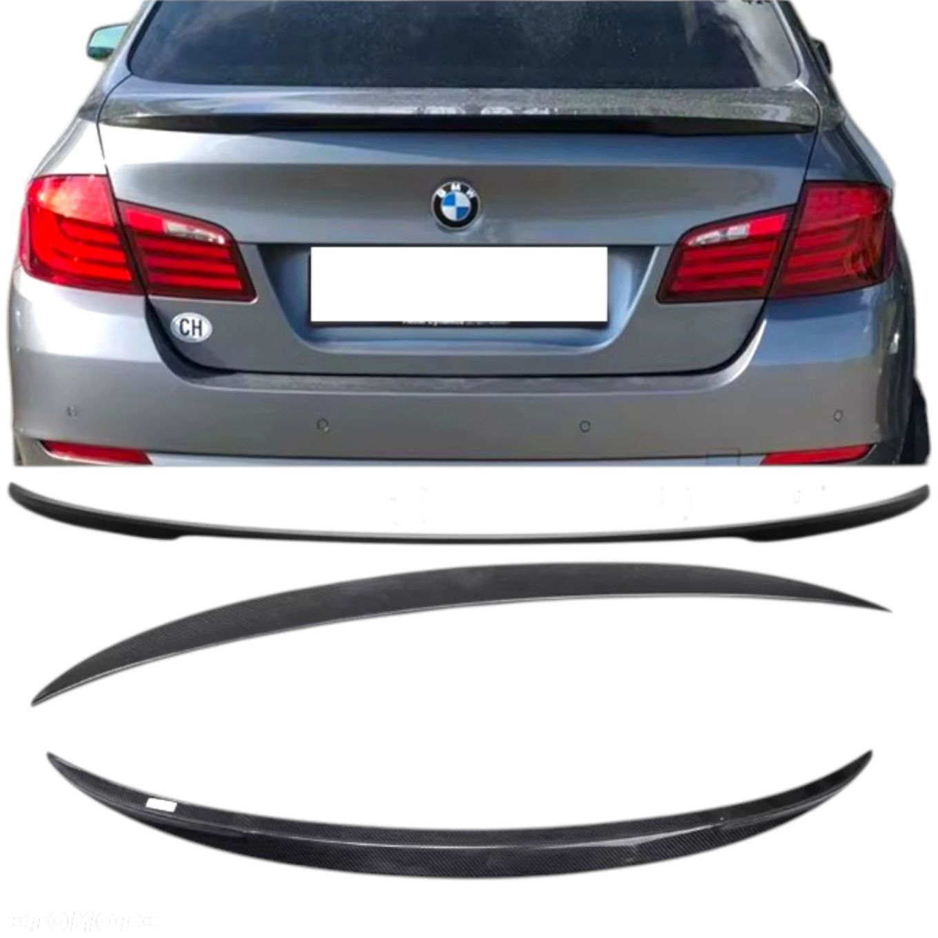 SPOILER BMW 5 F10 LOTKA M Performance TYŁ SPOJLER KLAPY BAGAŻNIKA DOKŁADKA - 1