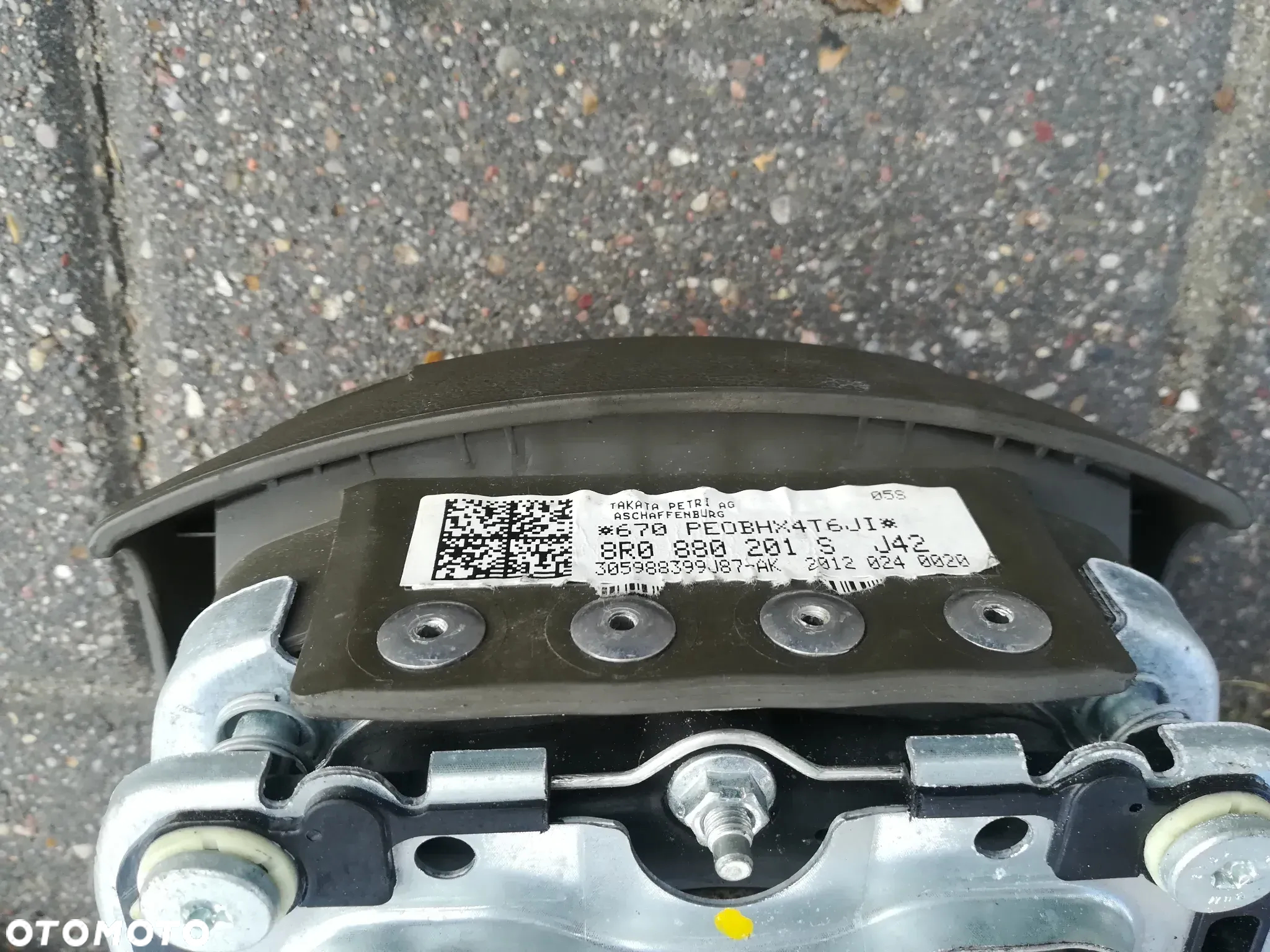 DESKA ROZDZIELCZA, PODUSZKA KIEROWCY, PODUSZKA PASAŻERA PO WYSTRZALE AUDI Q5 8R - 7