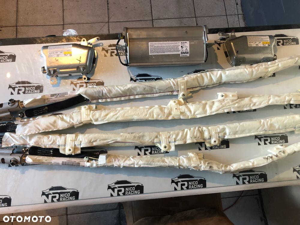 KOMPLET AIRBAG PODUSZKI POWIETRZNE BMW E60