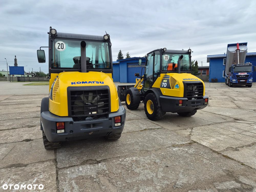 Komatsu WA 70 - 6 spr z Niemiec łyżka krokodyl + widły - 6
