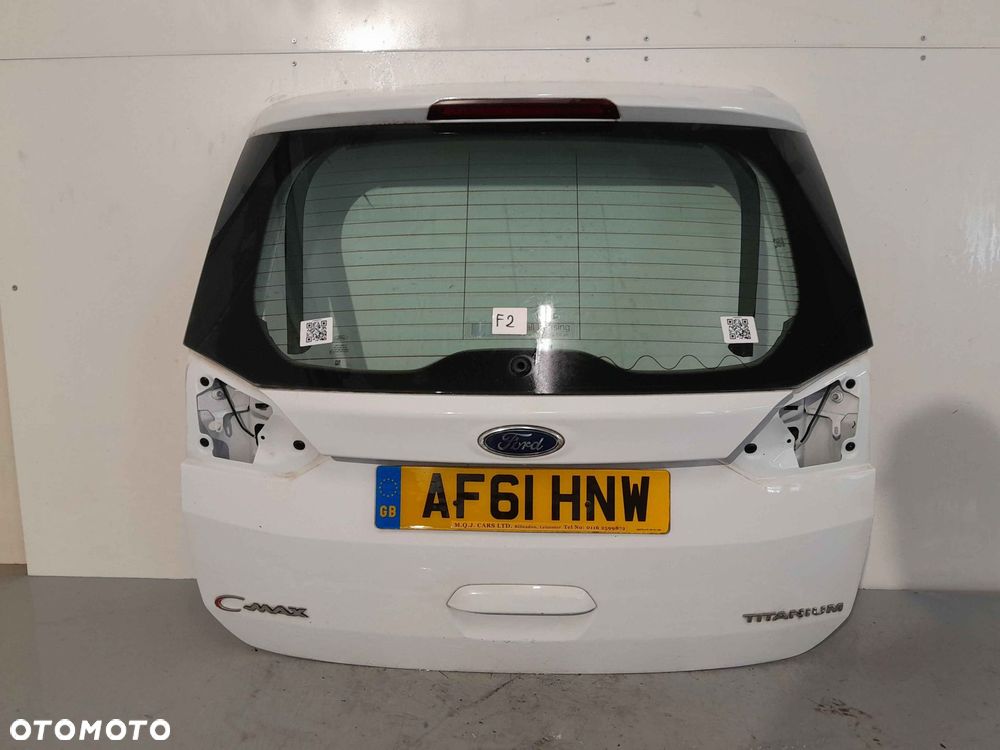 + KLAPA TYŁ TYLNA BAGAŻNIKA FORD GRAND CMAX C-MAX 2 II FROZEN BIAŁA - 1