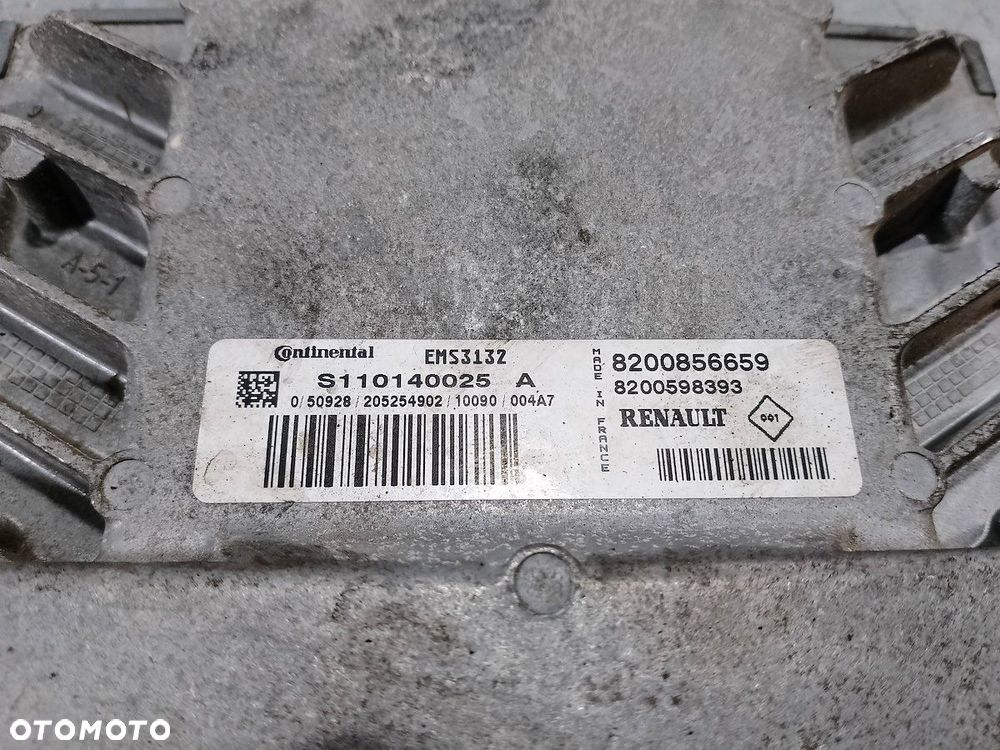 KOMPUTER, STEROWNIK DACIA SANDERO I 8200856659  8200598393 S110140025A - 4