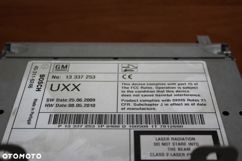 RADIO NAWIGACJA KOLOROWA OPEL INSIGNIA DVD 800 NAVI BRĄZOWA KOMPLET EUROPA - 2