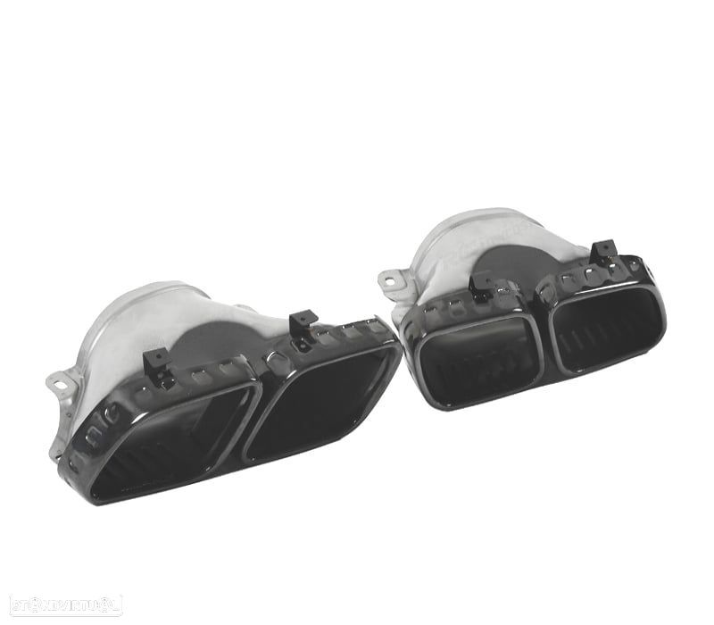 PONTEIRAS DE ESCAPE MERCEDES GLE W167 19- LOOK GLE63 PRETAS - 4