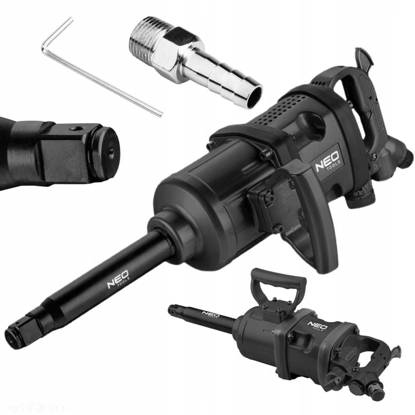 NEO KLUCZ UDAROWY pneumatyczny 1 3800Nm NEO 650 l/min TIR PIN LESS 14-010 - 1