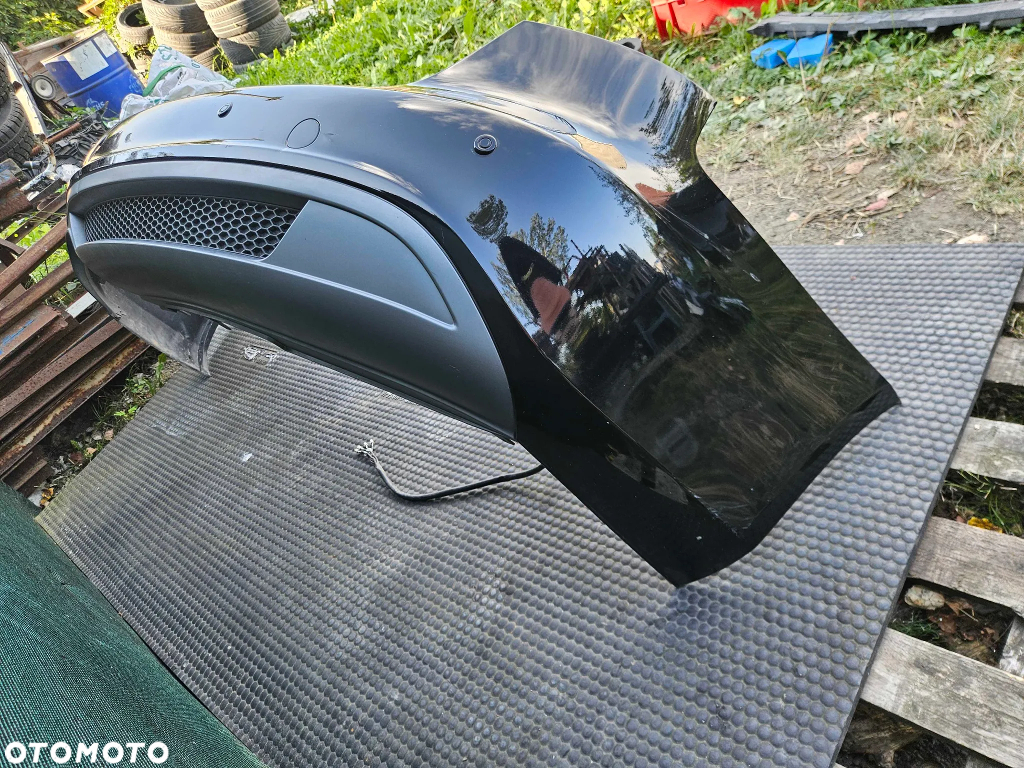Zderzak Tyl Tylny S-Line Czarny LZ9Y Dyfuzor Czujniki PDC Audi A4 B8 Sedan 08r - 27