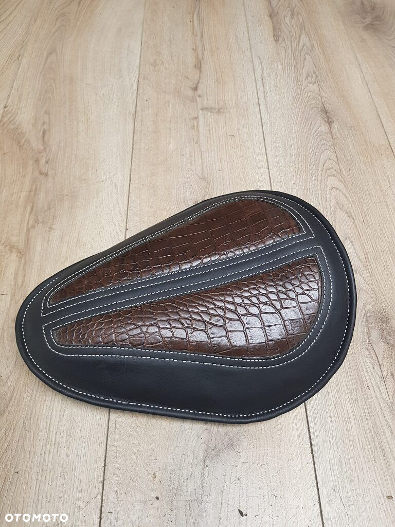 Siedzenie solo La Rosa 13'' Aligator Harley Davidson Old School - 3