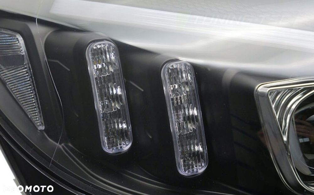 Reflektor Lampa kpl Diody Soczewka Clear Black Mercedes C-klasa w 205 14-18 - 6