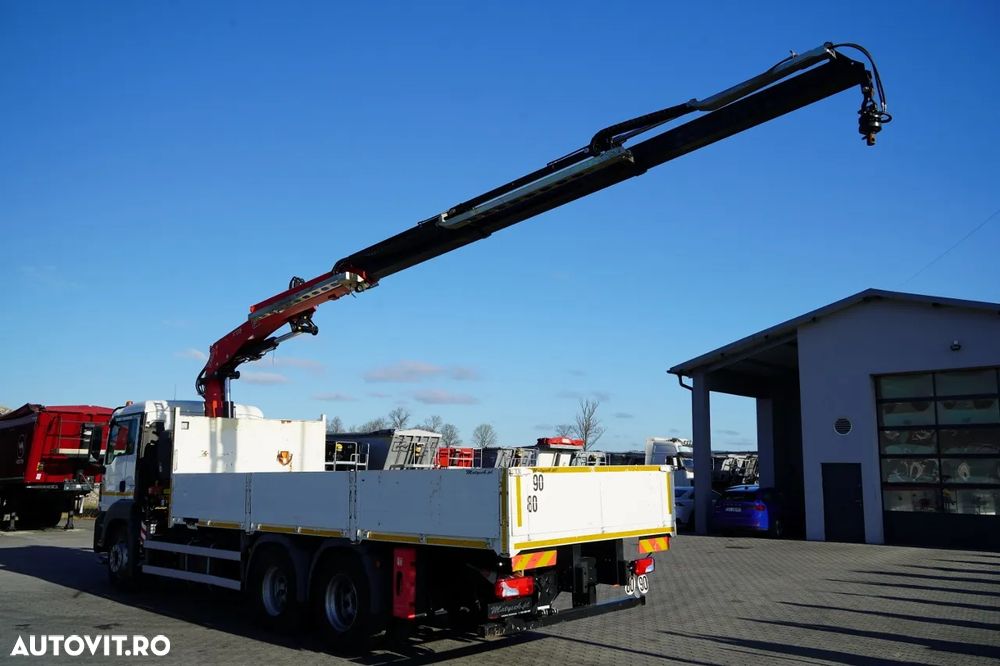 MAN TGS 26.420 / 6x4 / LIVRARE - 6,7 M / HDS FASSI F175A / EURO 6 / 2019 / RADIOCOMANDĂ / ROTATOARE - 4