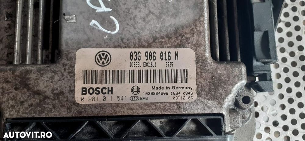 Calculator Motor Ecu VW Caddy 1.9 Sdi Motor BDJ 2005/2010 - 2