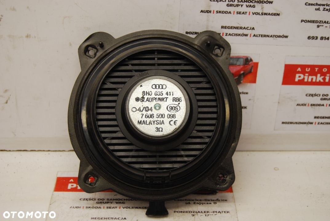 GŁOŚNIK 8H0035411 BLAUPUNKT AUDI A3 8P A4 B6 B7 - 4