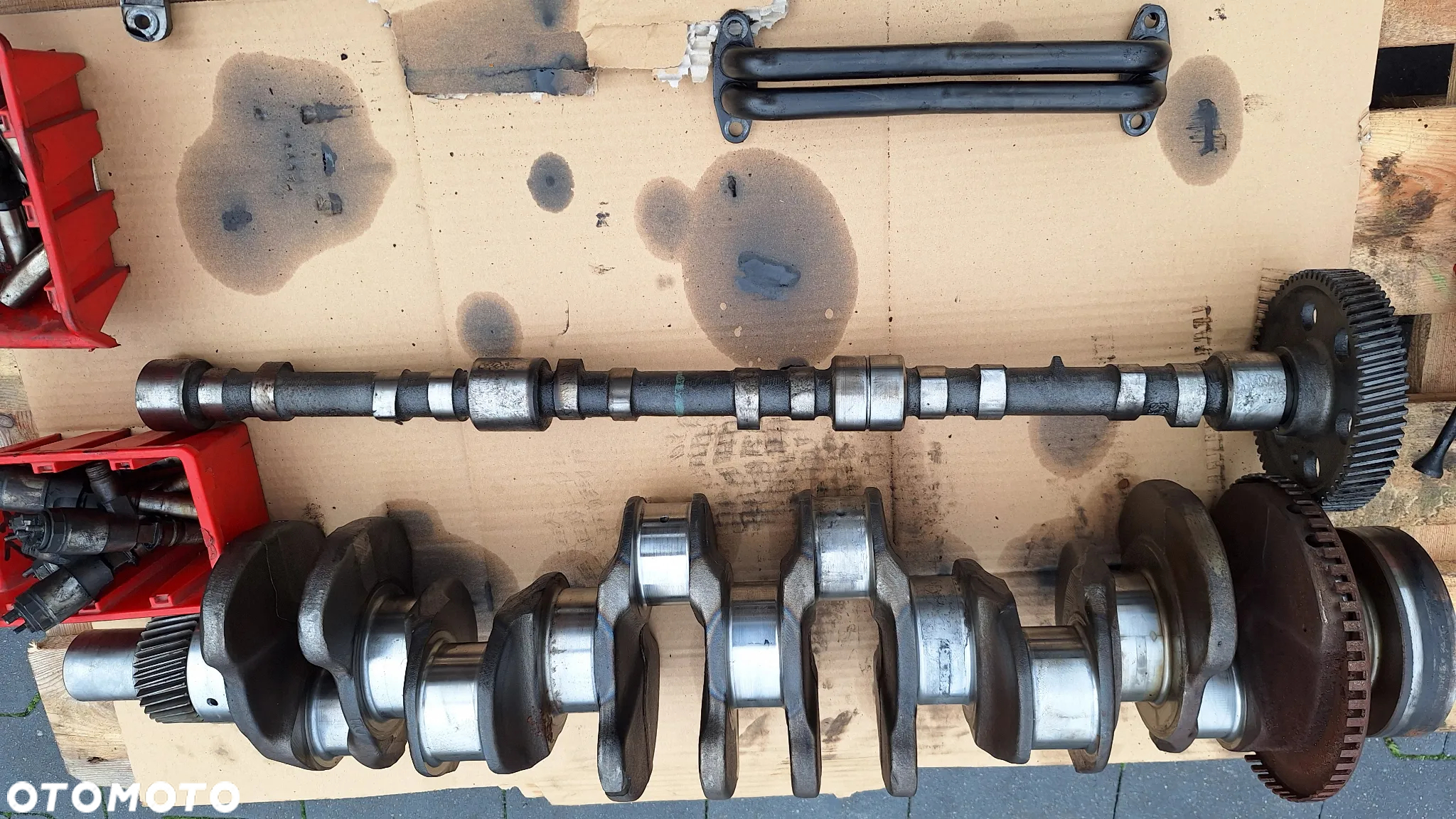 Massey Ferguson Perkins 1106  6480 6465 6475 wałek rozrzadu wał korbowy blok głowica miska korba - 8