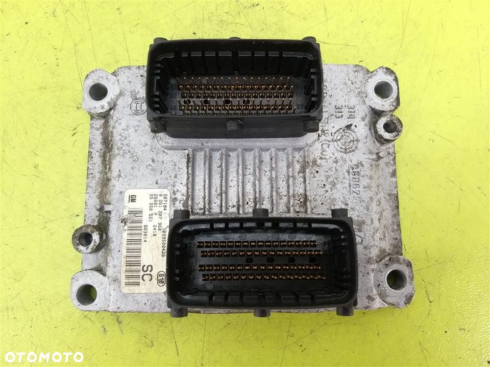 Komputer sterownik silnika Opel Corsa C 2000-2006 1,0 B 55350551 ORYGINAŁ - 1
