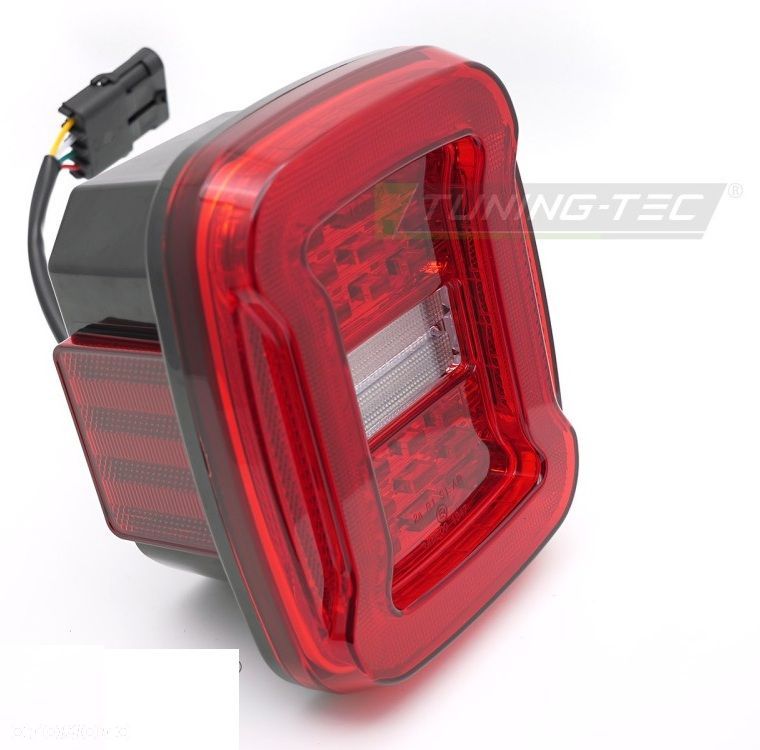 Lampy tyl kpl Full Led Tuning Clear Red Jeep Wrangler YJ SJ TJ 1991-2006 - 5