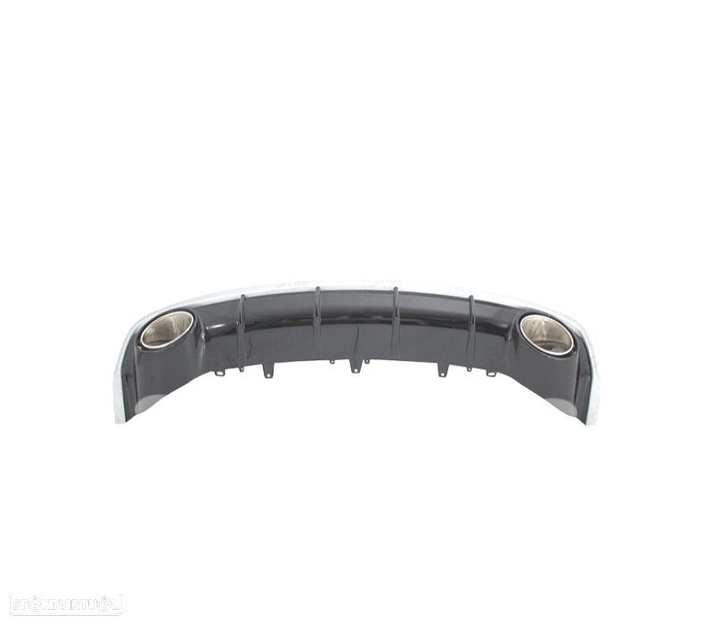 DIFUSOR TRASEIRO AUDI A6 4G 15-18 LOOK RS + PONTEIRAS ESCAPE - 2