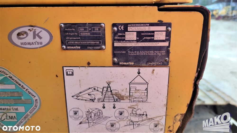 Komatsu PC138US-8 - 14