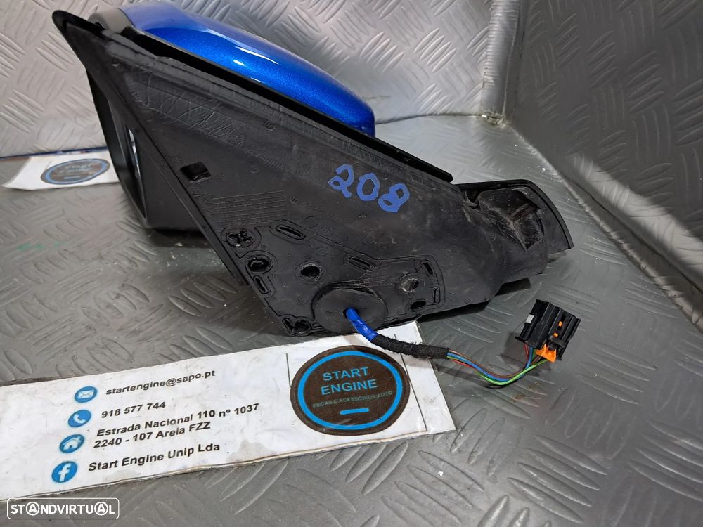 Espelho retrovisor Peugeot 208 II Opel Corsa F Direito e esquerdo Ano 2019-2024 - 11