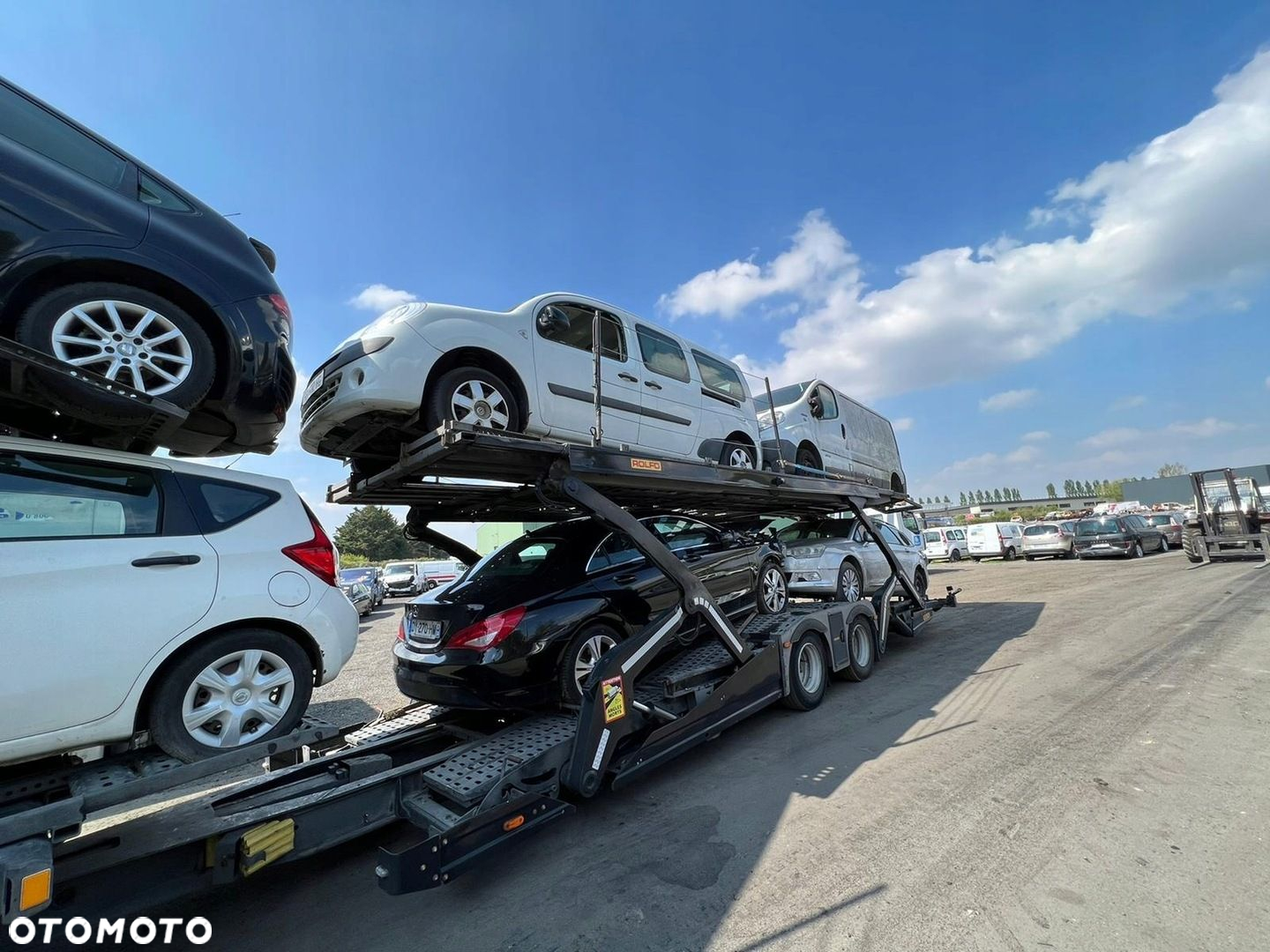 TRANSPORT AUT SAMOCHODÓW FRANCJA POLSKA PARYŻ KRAKÓW LOHR Autotransporter - 2