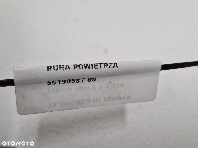ducato iii jumper iveco daily 2.3 jtd przepływomierz rura powietrza 55190587 - 8