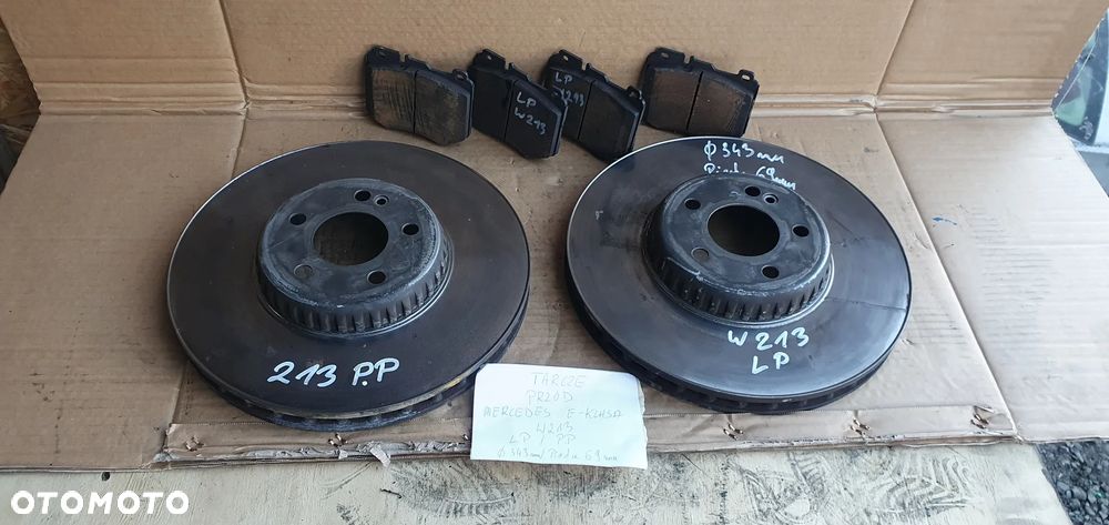 Tarcze hamulcowe przód przednie klocki 340 mm Mercedes E-Klasa W213 3.0 CDI - 6