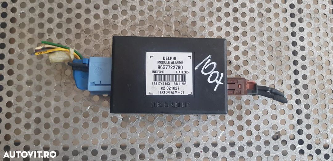 Modul Alarma Inchidere Centralizata Peugeot 1007 Livram Oriunde In Tara - 1