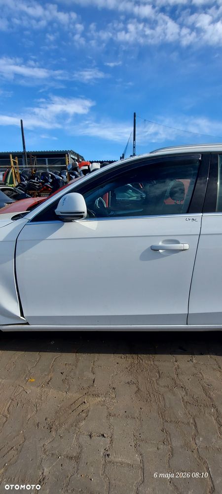 Audi A4 B8 08- Drzwi Przód Przednie Lewe Kolor LY9C Białe