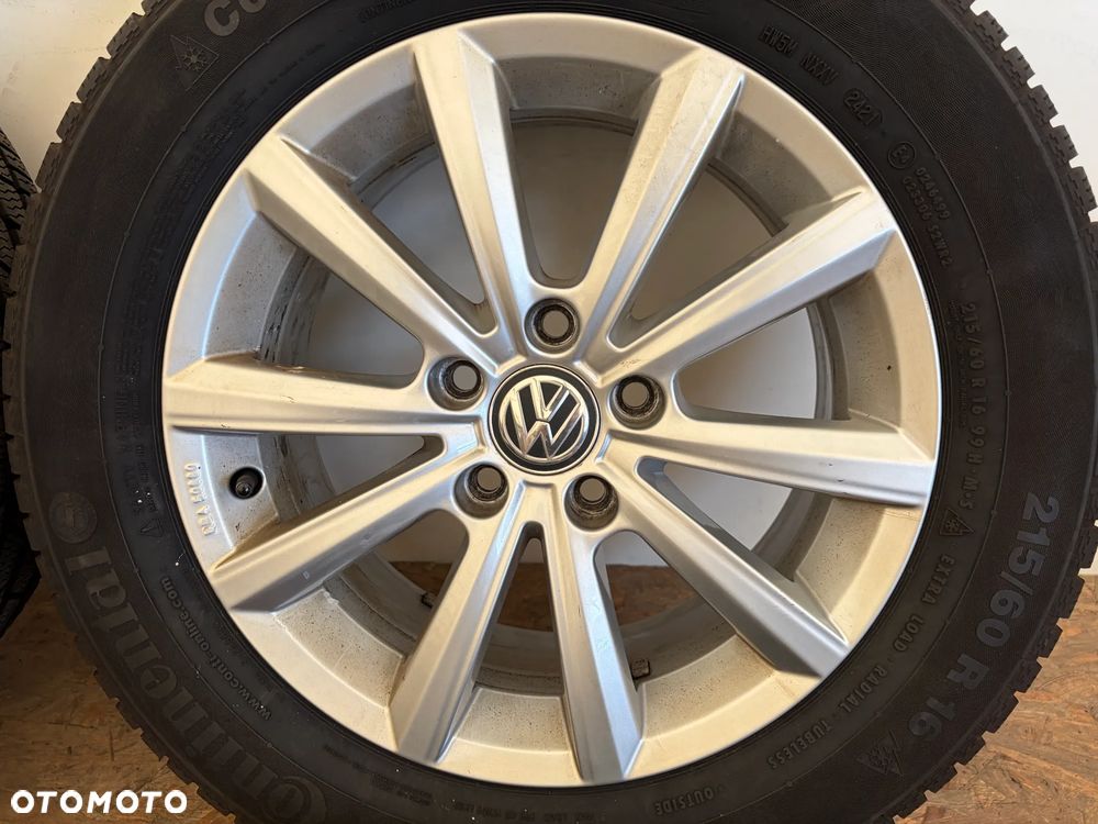 Felgi aluminiowe opony zimowe VW PASSAT B8 215/60 R16 6.5Jx16 ET42 - 9