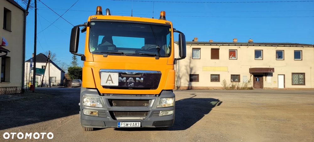 MAN TGS 2011r KRÓTKI ROZSTAW 390cm 3-y OSIOWY rama do zabudowy DMC 26t BECZKA ASENIZACJA - 26