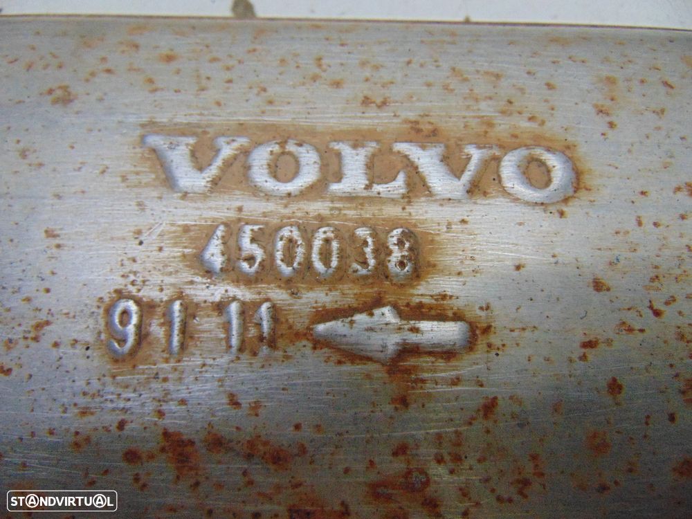 Volvo 480 TURBO tubo/panela de escape pequena - 4