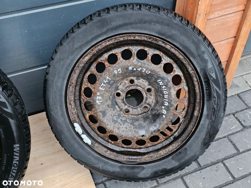 FELGI STALOWE KOŁA OPONY ZIMOWE OPEL INSIGNIA A R 17 5x120 ET41 225/50/17 - 2