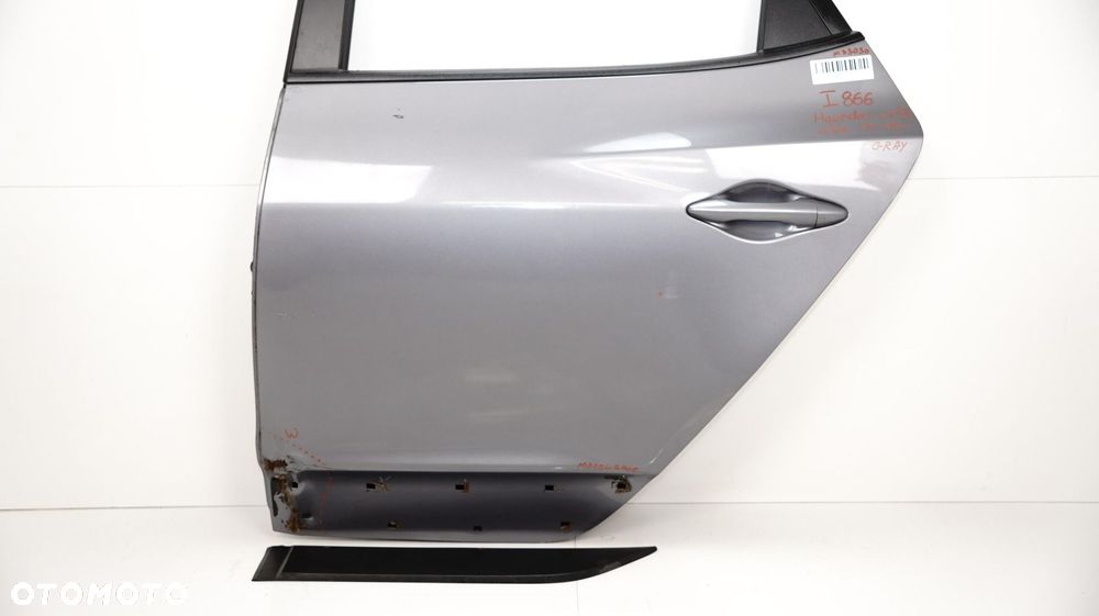 DRZWI LEWY TYŁ TYLNE HYUNDAI IX35 LIFT 13-15R STEEL GRAY - 2