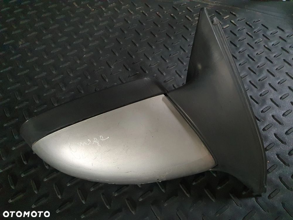 OPEL OMEGA B LUSTERKO ZEWNĘTRZNE PRAWE ELEKTRYCZNE 5PIN E1010357 SREBRNE - 1
