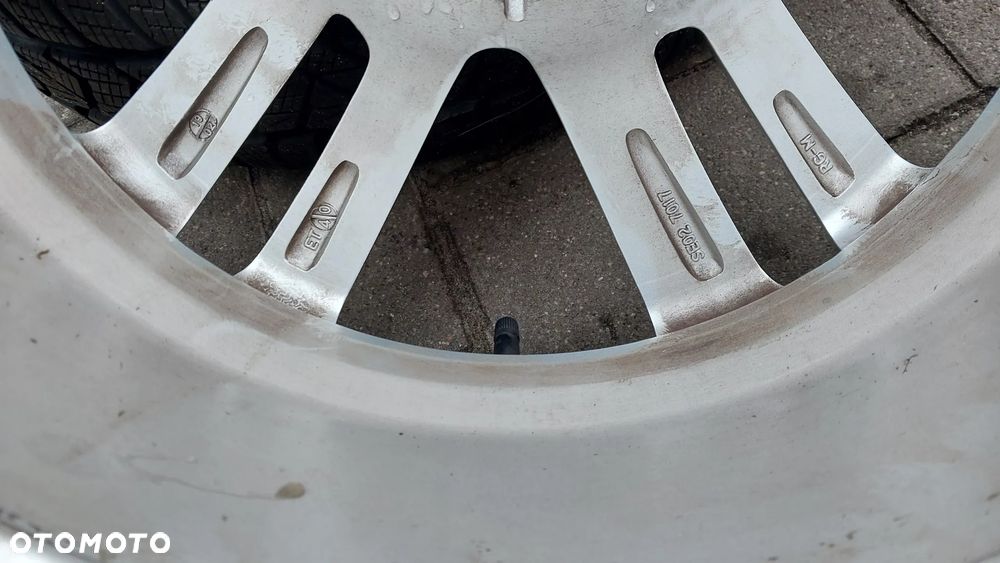Komplet kol zimowych alu felgi  OE SE027017 7.0" x 17" 5x112 ET 40 VW SEAT SKODA AUDI 215/65r17 zima - 8