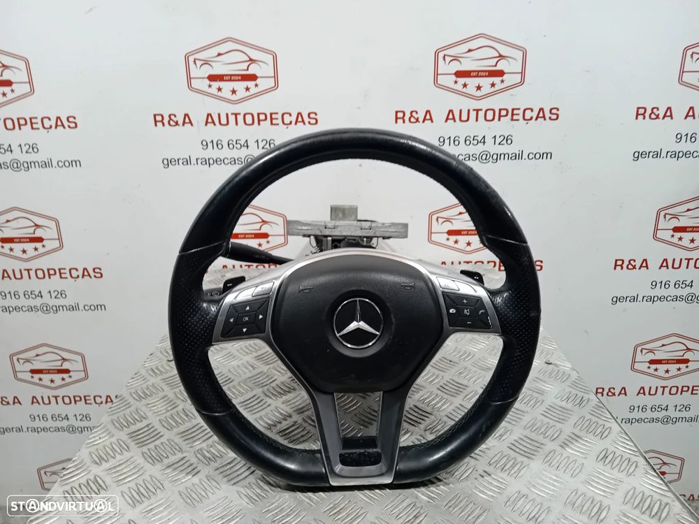 Volante Mercedes Class E W207 com Patilhas Original - 1