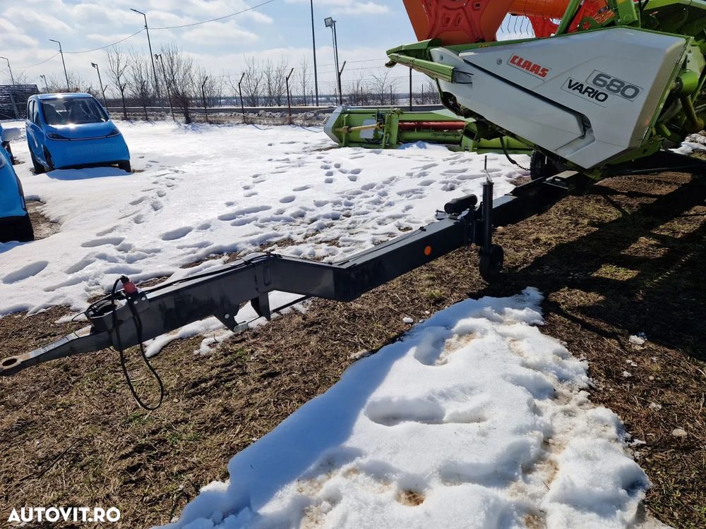 Claas VARIO V 680 HEDER CEREALE  CU CARUCIOR  TRANSPORT CLAAS - 16