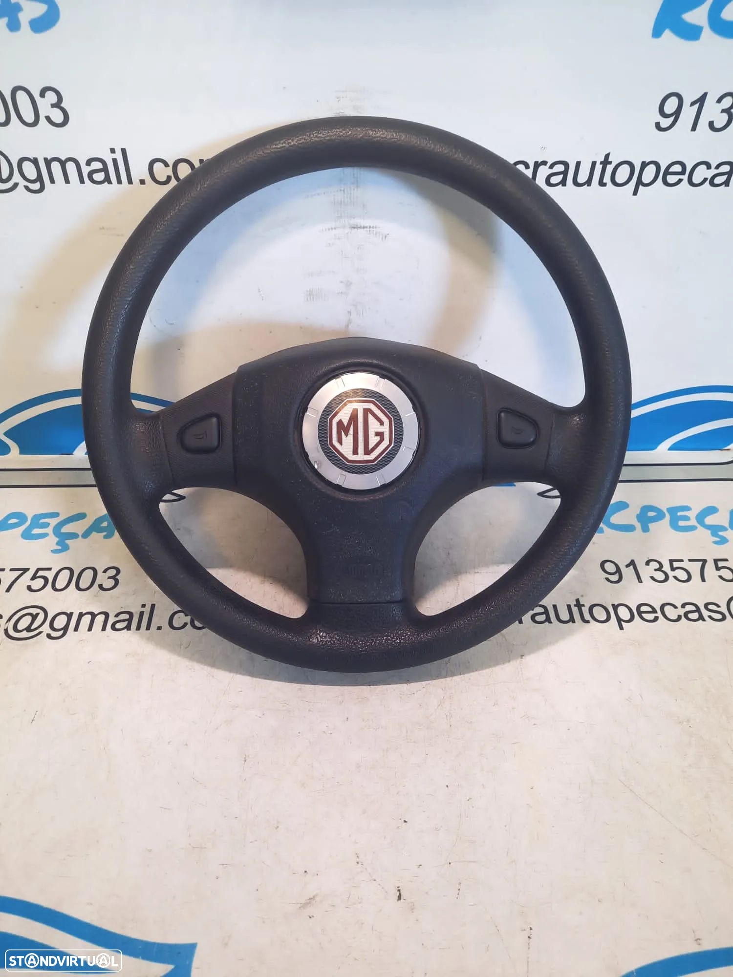 VOLANTE GUIADOR COMPLETO MG ZR QTB000560 RZ FT ZS MGF ROVER AIRBAG - 1